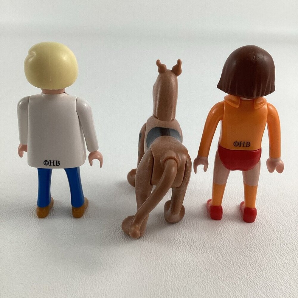 Playmobil Scooby Doo Playset Replacement Figures Fred Velma Scoob Geobra Toy Lot - Picture 4 of 7